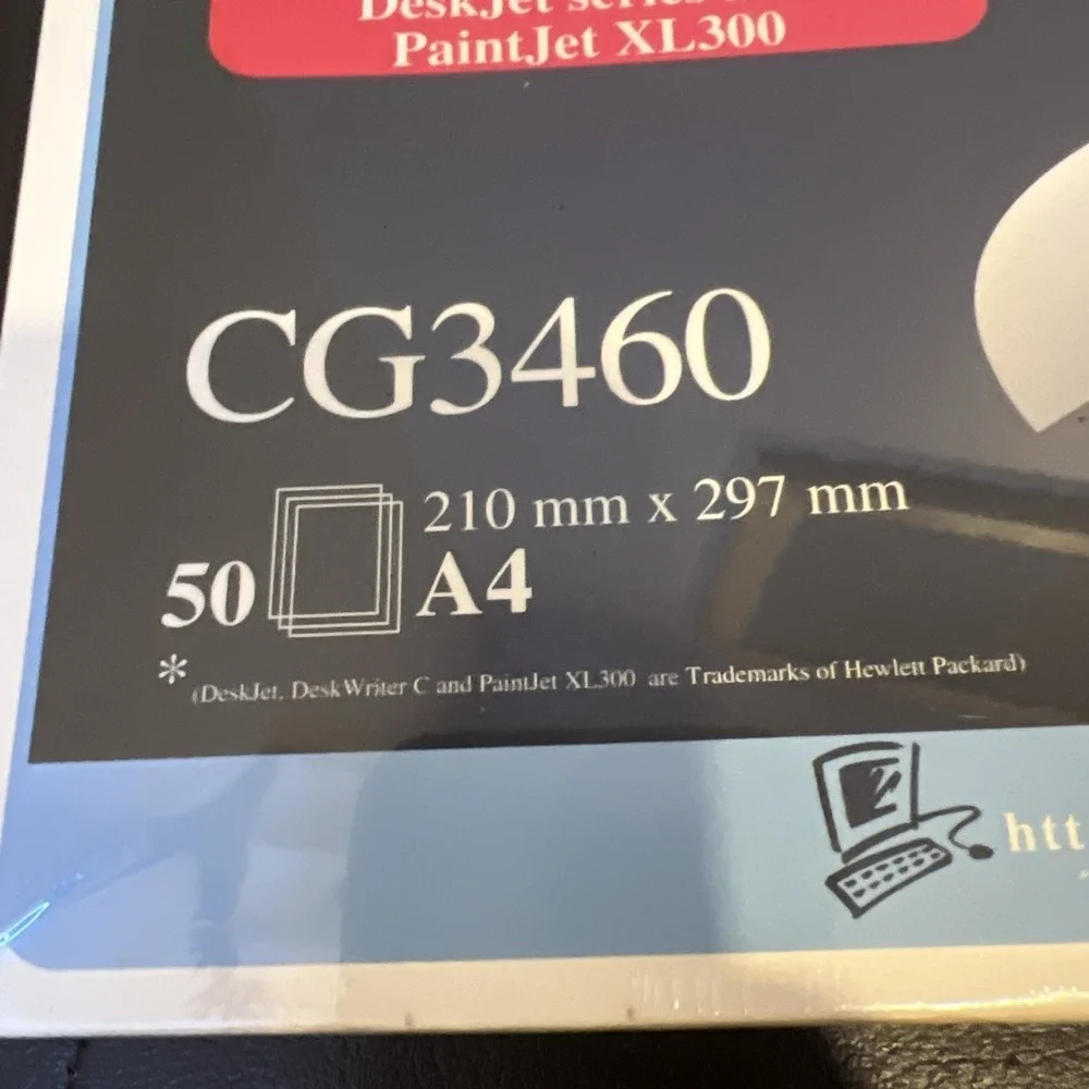 3M Transparency Film for HP Colour Ink Jet Printers‎ CG3460 A4 x 50 BNIB